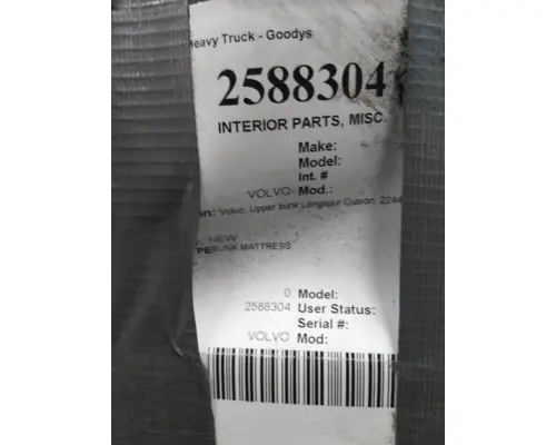 Interior Parts, Misc. VOLVO VNL LKQ Heavy Truck - Goodys