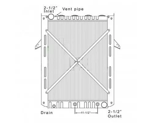 Radiator VOLVO VNL LKQ Evans Heavy Truck Parts