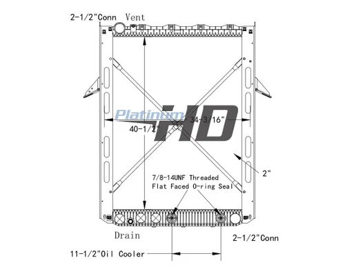 Radiator VOLVO VNL LKQ Heavy Truck - Goodys
