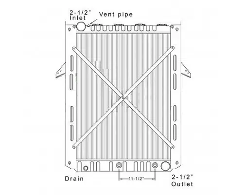 Radiator VOLVO VNL LKQ Heavy Truck - Goodys