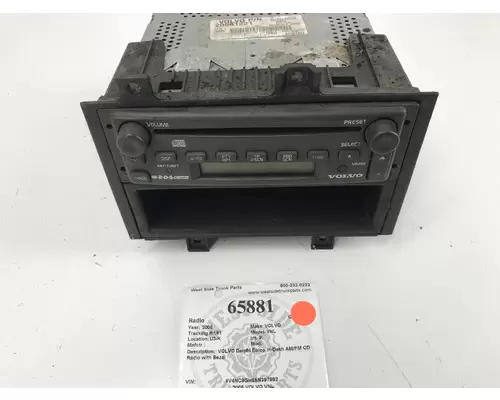 Radio VOLVO VNL West Side Truck Parts