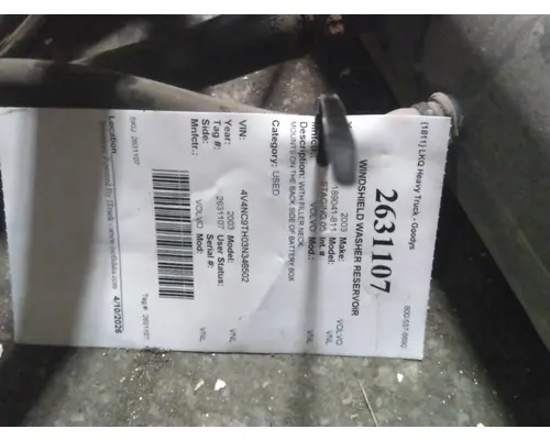 Windshield Washer Reservoir VOLVO VNL LKQ Heavy Truck - Goodys
