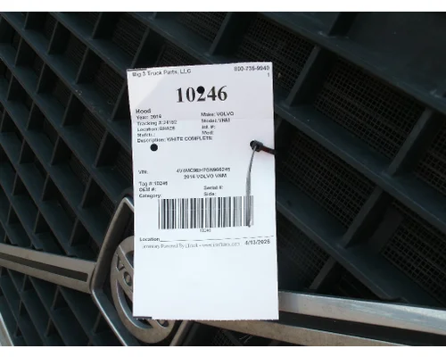 Hood VOLVO VNM Big 3 Truck Parts, LLC