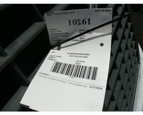 Hood VOLVO VNM Big 3 Truck Parts, LLC