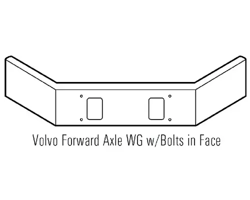 Volvo WG Bumper Assembly, Front