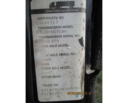 Volvo WIA AREO SERIES Door Assembly, Front