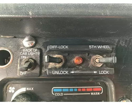 Volvo WIA Dash Assembly