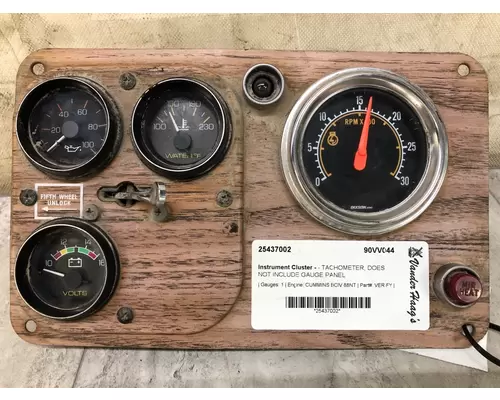 Volvo WIA Instrument Cluster