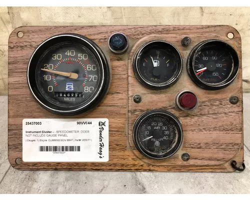 Volvo WIA Instrument Cluster