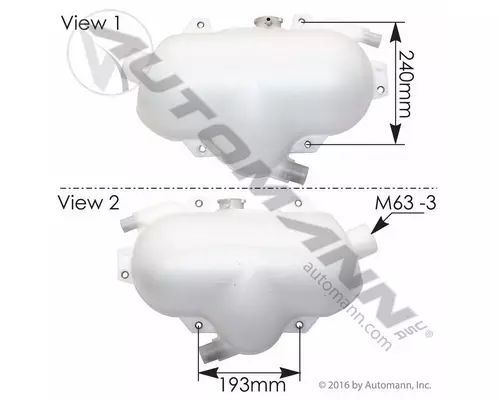 Cooling Assy. (Rad., Cond., ATAAC) VOLVO WG Frontier Truck Parts