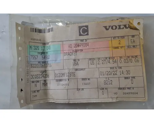 Volvo  Body Parts, Misc.