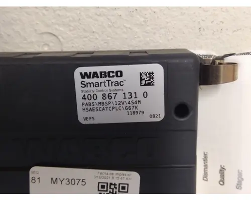 WABCO ALL BRAKE CONTROL MODULE (ABS)
