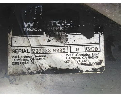 WALTCO C SERIES LIFT GATE ASSEMBLY