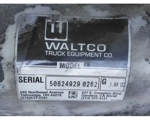 WALTCO GT SERIES LIFT GATE ASSEMBLY