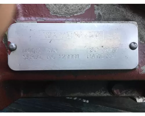WATEROUS TMR AUXILIARY TRANSMISSION