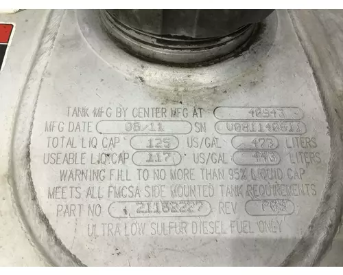 WESTERN STAR TRUCKS 4900 FA Fuel Tank