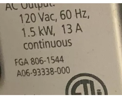 WESTERN STAR TRUCKS 5700 Electrical Parts, Misc.