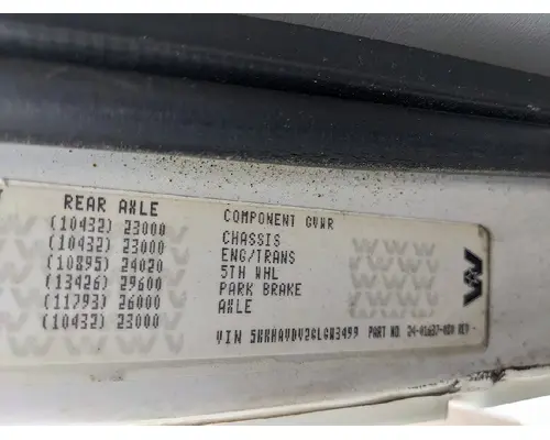 WESTERN STAR TR 4700 Complete Vehicle