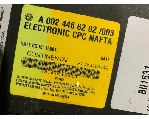 WESTERN STAR TR 4900 FA Electronic Chassis Control Modules