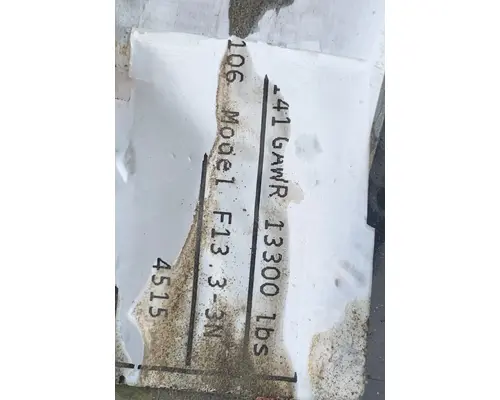 WESTERN STAR TR 5800 Axle Assy Front Steer