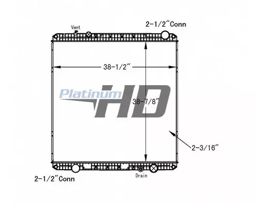 WESTERN STAR 4700 RADIATOR ASSEMBLY