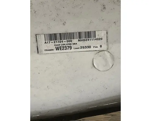 WESTERN STAR 47X SBA Hood