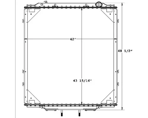 WESTERN STAR 4800 Radiator