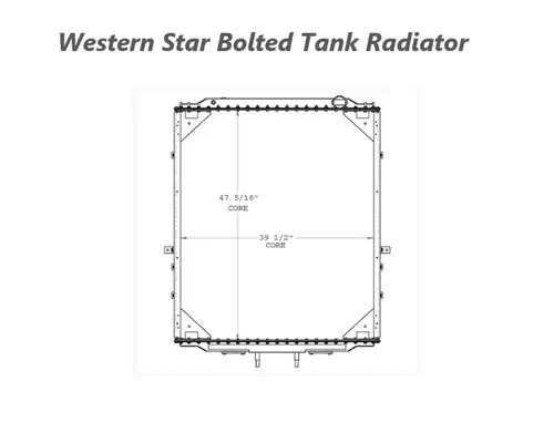 WESTERN STAR 4800 Radiator