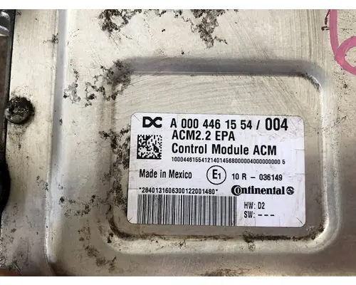 WESTERN STAR 4900 ECM (EGR Maintenance Reminder)