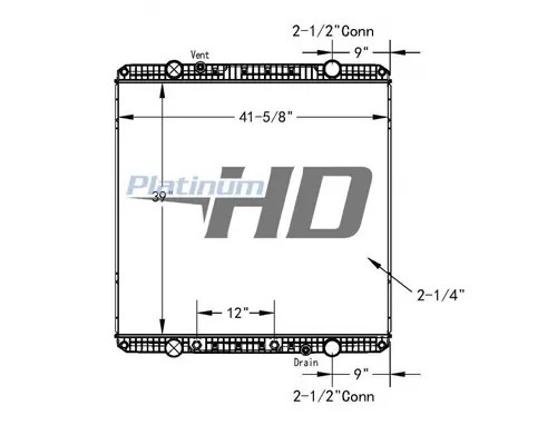 WESTERN STAR 4900 RADIATOR ASSEMBLY