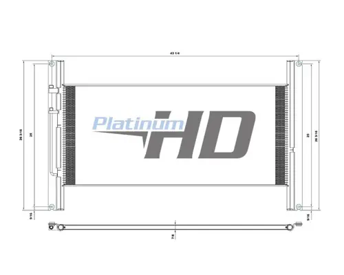 WESTERN STAR 4964 Air Conditioner Condenser