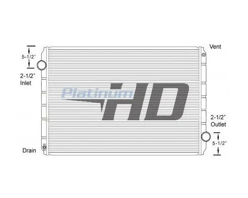 WESTERN STAR 4964 RADIATOR ASSEMBLY OEM# 1806334, 1A15458G, 1A19185, 1A ...