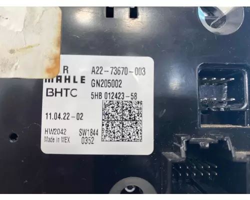WESTERN STAR 49X Heater or Air Conditioner Parts, Misc.