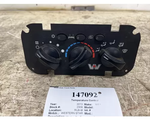 WESTERN STAR A22-73379-005 Temperature Control