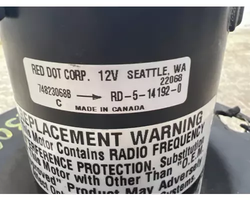WESTERN STAR RD-5-14192-0 Blower Motor (HVAC)