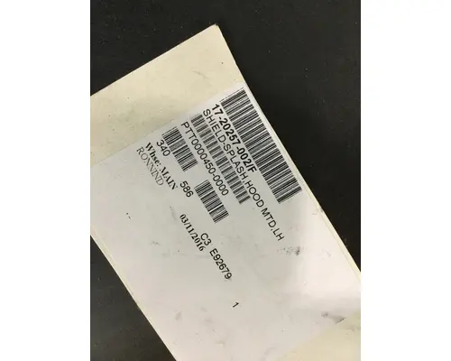 WESTERN STAR  INNER FENDER