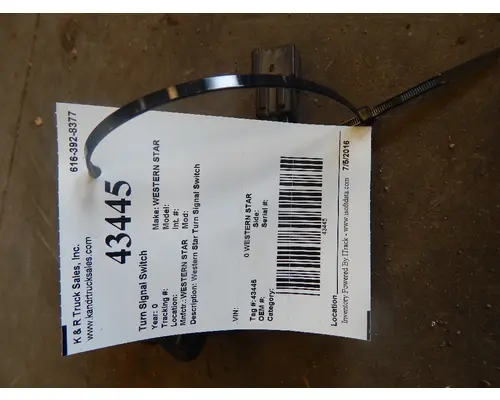 WESTERN STAR  Ignition Switch