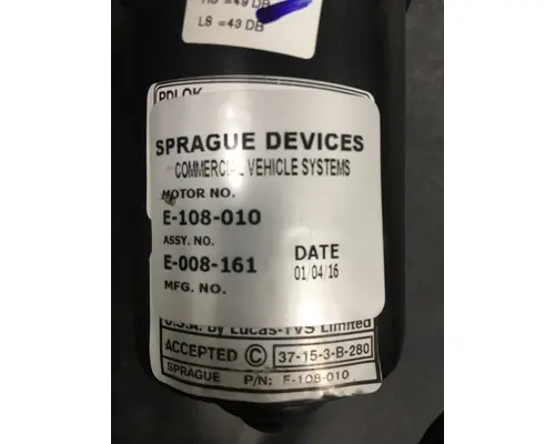 WESTERN STAR  Wiper Motor, Windshield