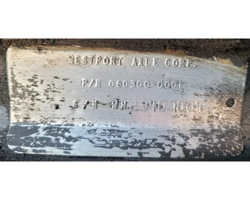 WESTPORT ID PENDING Axle Assembly, Front (Steer)