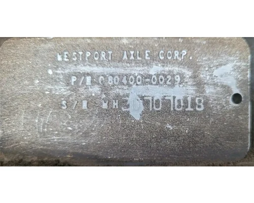 WESTPORT ID PENDING Axle Assembly, Front (Steer)
