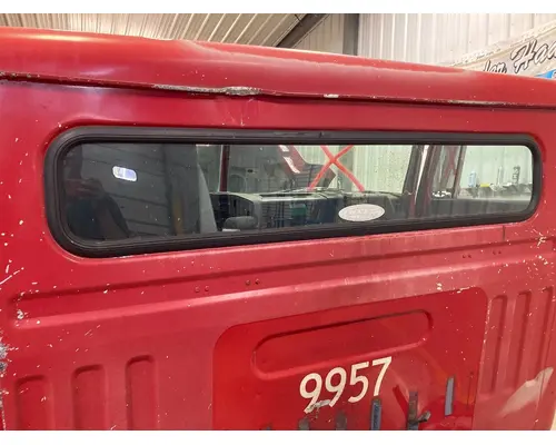 WHITE VOLVO WAH Back Glass