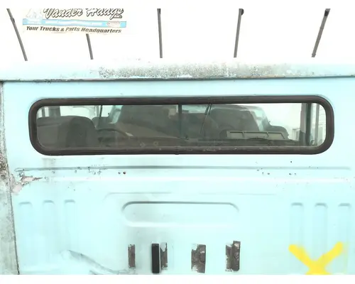 WHITE VOLVO WAH Back Glass