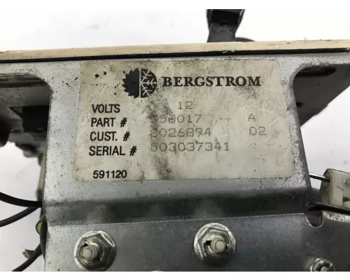 WHITE VOLVO WAH Cab Misc. Interior Parts