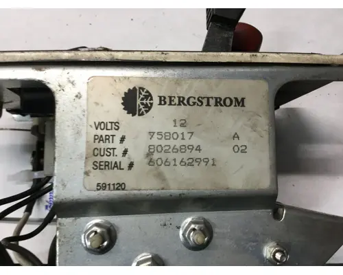 WHITE VOLVO WAH Cab Misc. Interior Parts