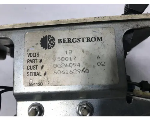 WHITE VOLVO WAH Cab Misc. Interior Parts