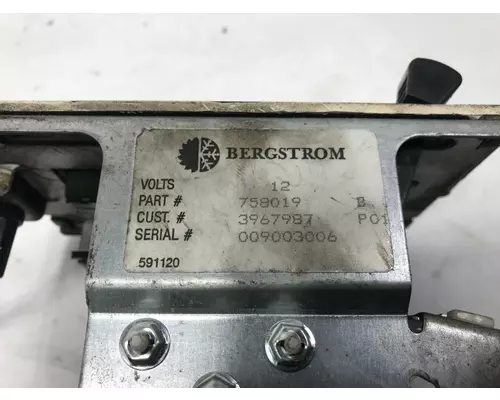 WHITE VOLVO WAH Cab Misc. Interior Parts