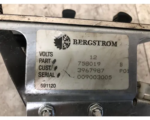 WHITE VOLVO WAH Cab Misc. Interior Parts