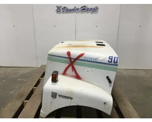 WHITE VOLVO WAH Hood
