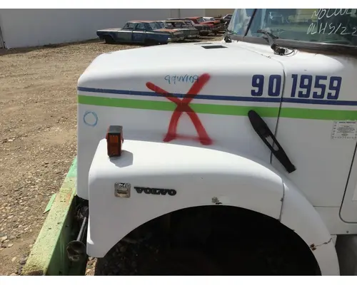 WHITE VOLVO WAH Hood