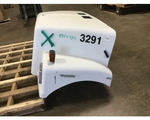 WHITE VOLVO WAH Hood